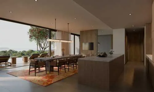 Великолепная вилла с 5 спальнями и с видом на бассейн, на пляже Лаян 