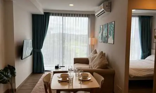 Потрясающие апартаменты с 2 спальнями и с видом на гольф-поле в проекте Скай Парк, на пляже Бангтао/Лагуна