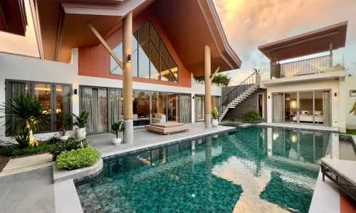 Роскошная вилла с 4 спальнями и с видом на бассейн в проекте Эравана Гранд, на пляже Бангтао/Лагуна