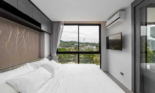 Удобные апартаменты с 1 спальней и с видом на море в проекте Сити Гэйт, на пляже Камала 