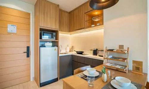 Прекрасные апартаменты с 1 спальней и с видом на город в проекте Лагуна Лейксайд, на пляже Бангтао/Лагуна