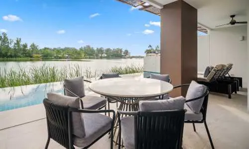 Апартаменты у озера с видом на океан - 2 спальни 