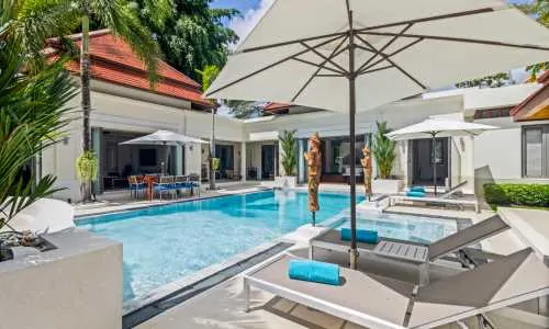 Прекрасная вилла с 4 спальнями и с видом на бассейн в проекте Сайтан, на пляже Бангтао/Лагуна (+ Видео обзор)