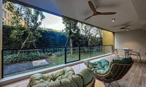 Прекрасные апартаменты с 2 спальнями и с видом на сад, не далеко от моря в проекте Лагуна Бичсайд, на пляже Бангтао/Лагуна