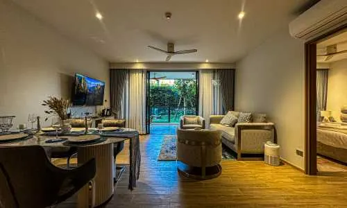 Прекрасные апартаменты с 2 спальнями и с видом на сад, не далеко от моря в проекте Лагуна Бичсайд, на пляже Бангтао/Лагуна