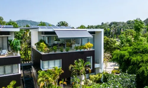 Роскошный пентхауз с 3 спальнями и с видом на сад в проекте Лотус Гарденс, на пляже Бангтао/Лагуна