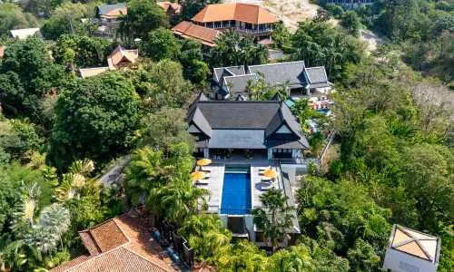 Потрясающая вилла премиум класса с 6 спальнями и с видом на море в проекте Катаманда, на пляже Ката