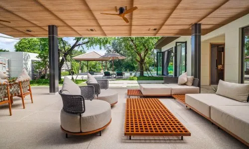 Сказочная вилла премиум класса с 4 спальнями и с видом на бассейн, не далеко от моря в проекте Баньян Три Гранд Резиденсес, на пляже Бангтао/Лагуна (+ Видео обзор)