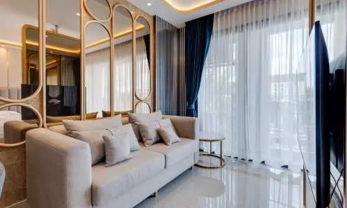 Комфортабельные апартаменты студия и с видом на город в проекте Бель Вю Лагун, на пляже Бангтао/Лагуна