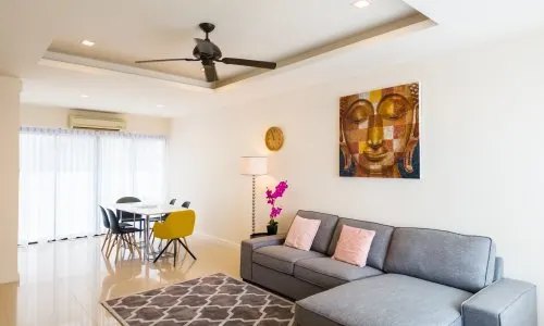 Удобная вилла с 3 спальнями и с видом на сад в проекте Лагуна Парк, на пляже Бангтао/Лагуна