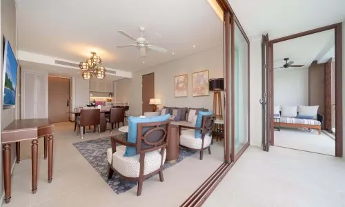 Роскошные апартаменты с 2 спальнями и с видом на море в проекте Ангсана Оушенвью, на пляже Бангтао/Лагуна