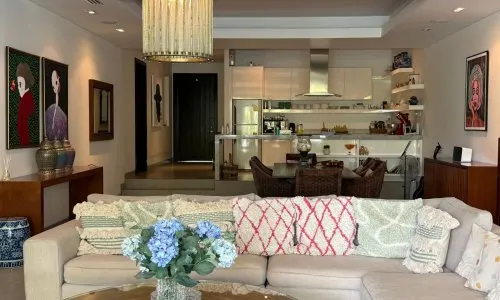 Удобные апартаменты с 2 спальнями и с видом на бассейн в проекте Мандала Кондоминиум, на пляже Бангтао/Лагуна