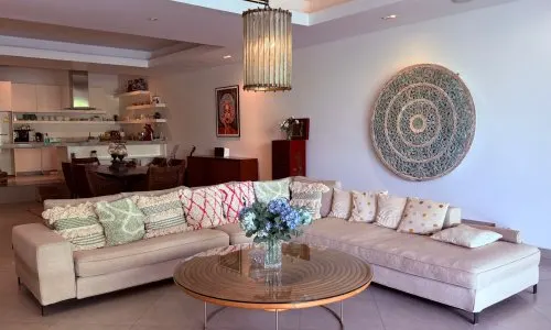 Роскошные апартаменты с 2 спальнями и с видом на бассейн в проекте Мандала Кондоминиум, на пляже Бангтао/Лагуна