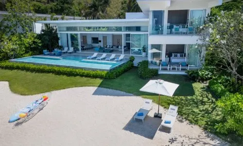 Великолепная вилла премиум класса с 6 спальнями и с видом на море, на пляже Камала 