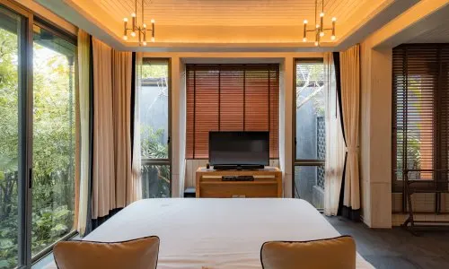 Шикарная вилла премиум класса с 2 спальнями и с видом на бассейн, не далеко от моря в проекте Баба Бич Клаб, на пляже Натай