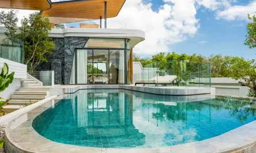 Восхитительная вилла с 4 спальнями и с видом на бассейн, на пляже Бангтао/Лагуна