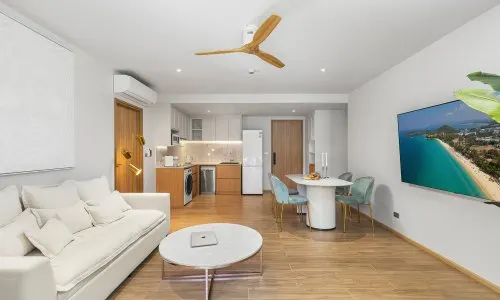 Сногсшибательные апартаменты с 2 спальнями и с видом на сад, не далеко от моря в проекте Лагуна Бичсайд, на пляже Бангтао/Лагуна