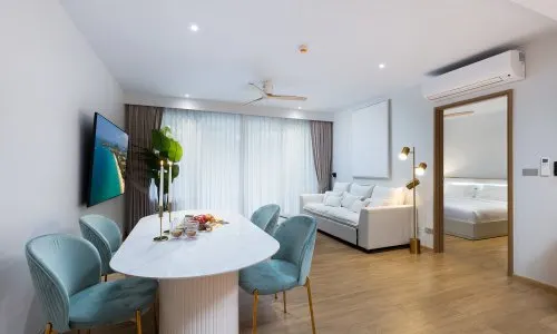 Сногсшибательные апартаменты с 2 спальнями и с видом на сад, не далеко от моря в проекте Лагуна Бичсайд, на пляже Бангтао/Лагуна