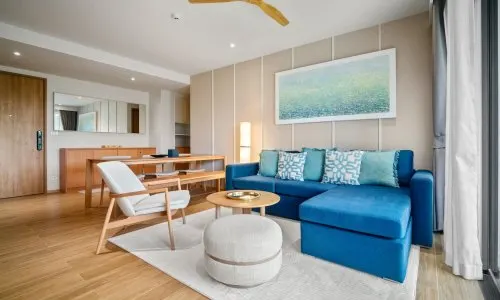 Превосходные апартаменты с 3 спальнями и с видом на сад, не далеко от моря в проекте Лагуна Бичсайд, на пляже Бангтао/Лагуна