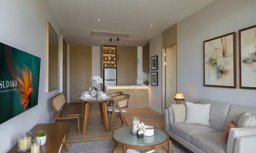 Удобные апартаменты с 2 спальнями и с видом на сад, на пляже Бангтао/Лагуна