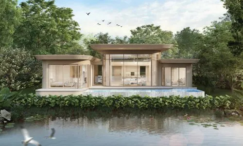 Удобная вилла с 2 спальнями и с видом на бассейн, на пляже Бангтао/Лагуна