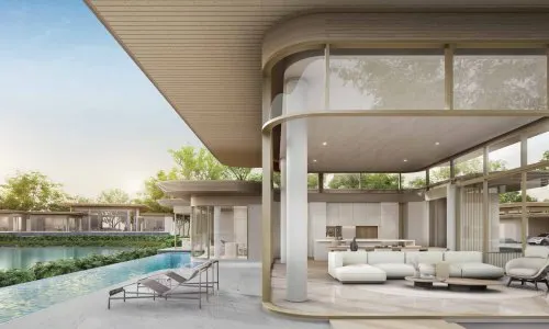 Cтильная вилла с 3 спальнями и с видом на бассейн, на пляже Бангтао/Лагуна