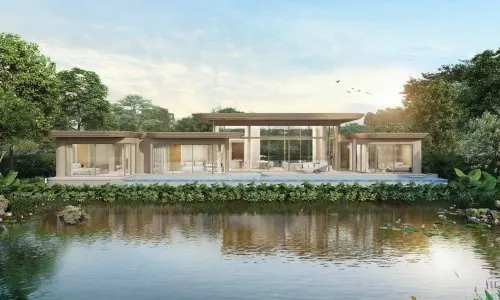 Cтильная вилла с 3 спальнями и с видом на бассейн, на пляже Бангтао/Лагуна