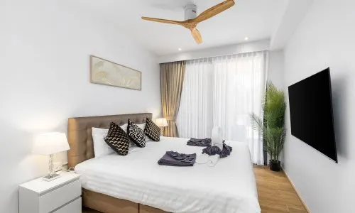 Превосходные апартаменты с 2 спальнями и с видом на сад, не далеко от моря в проекте Лагуна Бичсайд, на пляже Бангтао/Лагуна