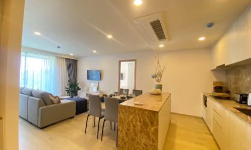 Прекрасные апартаменты с 2 спальнями и с видом на сад в проекте Озон Кондо, на пляже Бангтао/Лагуна