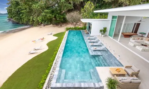 Прекрасная вилла премиум класса с 8 спальнями и с видом на море, на пляже Камала 