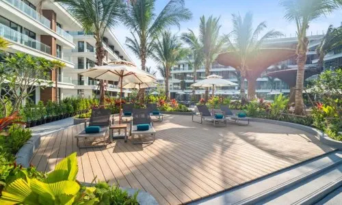 Превосходные апартаменты студия и с видом на бассейн, не далеко от моря в проекте Саншайн Бич by KORA, на пляже Бангтао/Лагуна