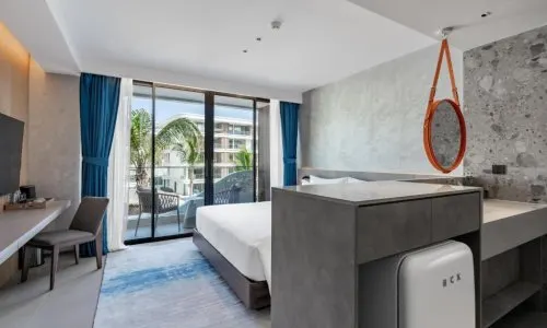 Роскошные апартаменты студия и с видом на бассейн, не далеко от моря в проекте Саншайн Бич by KORA, на пляже Бангтао/Лагуна