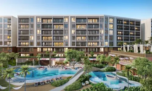 Прекрасные апартаменты с 2 спальнями и с видом на бассейн, на пляже Ката