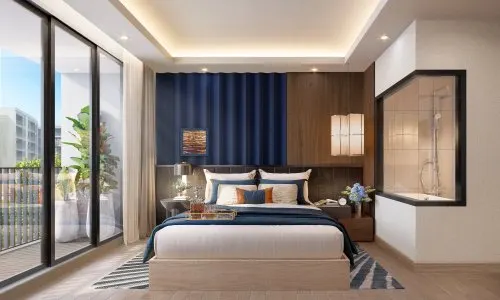 Прекрасные апартаменты с 2 спальнями и с видом на бассейн, на пляже Ката