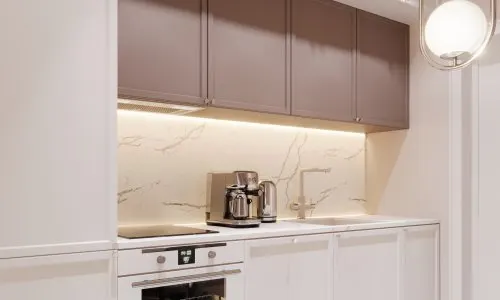 Cтильные апартаменты студия и с видом на город, на пляже Равай