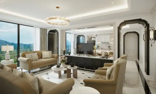 Потрясающий пентхауз с 3 спальнями и с видом на город, на пляже Бангтао/Лагуна