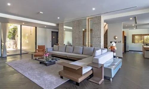 Шикарная вилла с 5 спальнями и с видом на горы в проекте Павиллионс, на пляже Бангтао/Лагуна