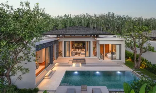 Комфортабельная вилла с 3 спальнями и с видом на бассейн, на пляже Бангтао/Лагуна