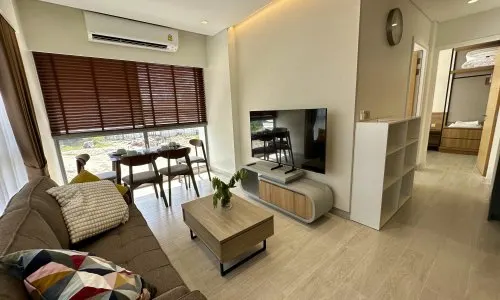 Великолепные апартаменты с 2 спальнями и с видом на город в проекте Лагуна Лейксайд, на пляже Бангтао/Лагуна