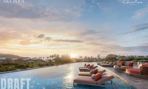 Модные апартаменты с 2 спальнями и с видом на бассейн, на пляже Камала 