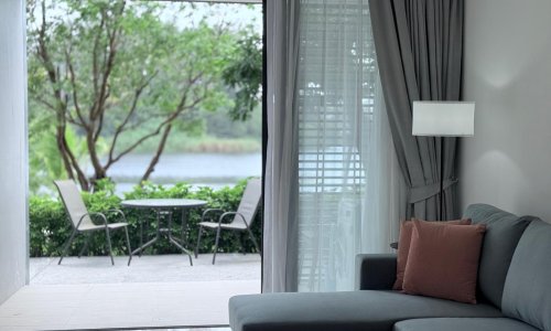 Комфортабельные апартаменты с 2 спальнями и с видом на озеро в проекте Кассия Резиденсис, на пляже Бангтао/Лагуна