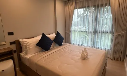 Сногсшибательные апартаменты с 2 спальнями и с видом на город в проекте Спейс Кондоминимум Чернгталей, на пляже Бангтао/Лагуна