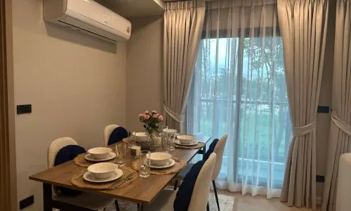 Сногсшибательные апартаменты с 2 спальнями и с видом на город в проекте Спейс Кондоминимум Чернгталей, на пляже Бангтао/Лагуна