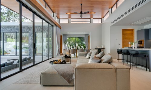 Восхитительная вилла с 3 спальнями и с видом на бассейн в проекте Ботаника Модерн Лофт II, на пляже Бангтао/Лагуна