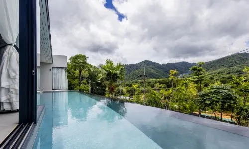 Удобная вилла с 3 спальнями и с видом на бассейн в проекте Маник Хиллсайд, на пляже Бангтао/Лагуна