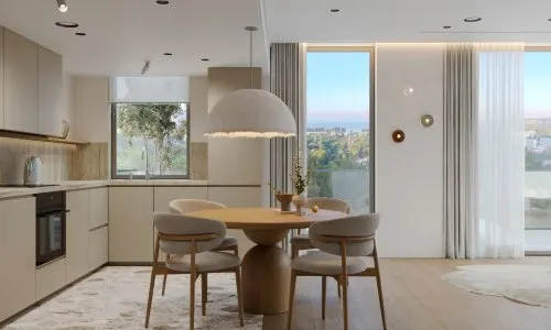 Комфортабельные апартаменты с 2 спальнями и с видом на бассейн, на пляже Лаян 