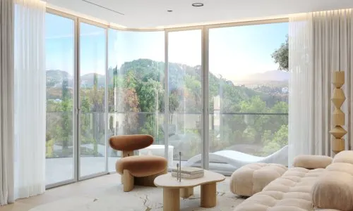 Комфортабельные апартаменты с 2 спальнями и с видом на бассейн, на пляже Лаян 