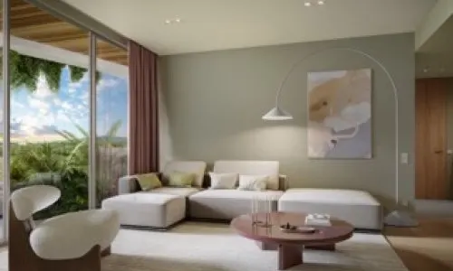 Удобные апартаменты с 3 спальнями и с видом на бассейн, на пляже Лаян 