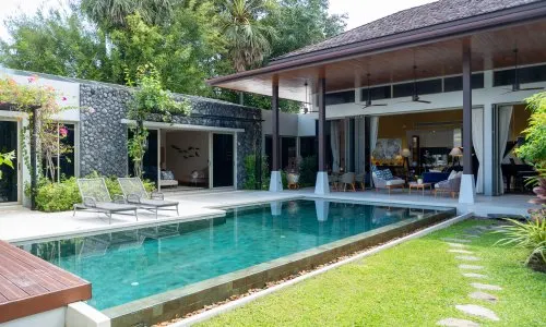 Сногсшибательная вилла с 4 спальнями и с видом на бассейн в проекте Ботаника Бангтао Бич, на пляже Бангтао/Лагуна