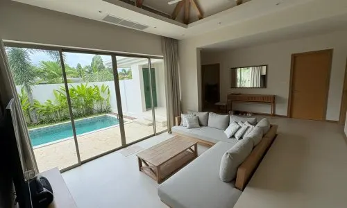 Прекрасная вилла с 3 спальнями и с видом на бассейн в проекте Тричада Скай, на пляже Бангтао/Лагуна